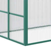 Outsunny Serra con aperture sul tetto e Cornice in alluminio, 130x70x61cm, Verde(m-3)