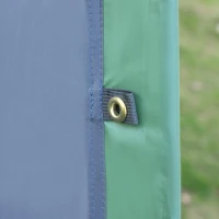 Outsunny Tenda Pop Up da Campeggio per 3 Persone, Impermeabile, Leggera, Ventilata, Facile da Montare, con Grande Porta e 4 Finestr, 2,5L x 1,94l x 1,6H m, Fibra Vetro Poliestere Oxford, Blu e Verde(m-3)