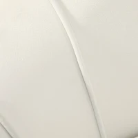 HOMCOM Vintage-Design-Sessel gepolstert in Samt, 79x77x77cm, Creme(m-4)