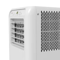 HOMCOM 9,000 BTU Mobile Air Conditioner for Room up to 28m², with Dehumidifier, 24H Timer, Wheels, Window Mount Kit(m-11)