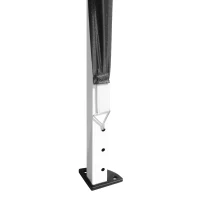 Outsunny Carpa pop-up barnum de jardín plegable anti-UV + bolso de transporte acero Oxford 3x3x2,55 m Gris(m-5)