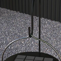 Outsunny Lampada anti insetti, lanterna da giardino appesa, solare e ricaricabile tramite USB-C - efficace su superfici di 50m² nero(m-3)