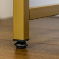 HOMCOM Coiffeuse Table de Maquillage avec Miroir Illuminé à LED et Tabouret, Tiroirs et Étagères, Blanc(m-4)