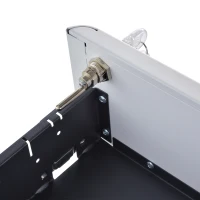 Vinsetto Archivador de oficina con ruedas 3 cajones deslizantes bloqueables organizador de archivos 39x48x59 cm acero Blanco(m-5)