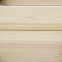 Outsunny Fioriera da Giardino a 3 Livelli, Orto da Giardino con 9 Compartimenti in Legno di Abete e Tessuto non Tessuto, 117x100x54cm, Legno naturale(m-4)