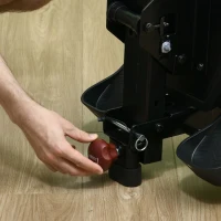 Vogatore da appartamento pieghevole, 8 livelli di resistenza magnetica, schermo LCD, Nero e Bianco(m-4)