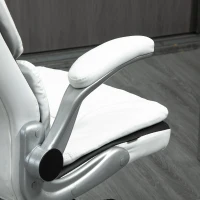 Vinsetto Silla de Oficina Ergonómica con Reposabrazos Plegables Silla de Escritorio Ajustable en Altura con Función de Balanceo(m-5)