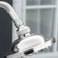 Outsunny Douche Solaire Chauffée à 55° pour Extérieur avec Réservoir de 35 Litres et Robinet Mélangeur, Noir(m-4)