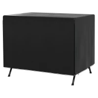 Outsunny Copertura Protettiva per Altalena da Giardino bache impermeabile dim. 2,15L x 1,55l x 1,5H m PE Nero(m-5)