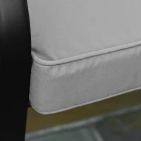 Outsunny 2 Seater Garden Bench Cushion -Light Grey(m-9)