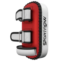 SPORTNOW Schlagpolster Boxen und Muay Thai gepolstert für Arm, in PU und EPE, 38x20x18 cm, Rot(m-5)