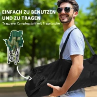 Outsunny Opvouwbare Stoel, Gepolsterde Visstoel, Metalen Frame, Bekerhouders, Olijfgroen(m-6)