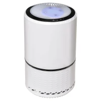 HOMCOM Purificador de Aire con Filtro HEPA Carbón Activo 3 Velocidades Ajustables Área cubierta 18㎡ para Polvo Humo Olores Polen(m-5)