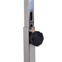 PawHut Tavolo da Toelettatura e Tosatura Carico 30kg per Cani e Gatti 81x48.5x80cm Bianco e Argento(m-9)