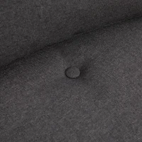 HOMCOM Sofá de Suelo Colchoneta Plegable Diseño 2 en 1 cojín extraíble 60x80x56 cm Gris Oscuro(m-4)