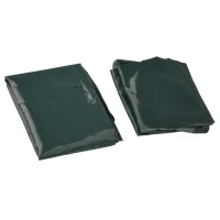 Outsunny Sabbiera per bambini, con copertura, 4 posti a sedere, pareti in plastica robusta, 183x105x22,5 cm, Marrone(m-3)