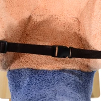 HOMCOM Caballo a Dondolo en Madera Elefante para Niños 60x33x45 cm(m-3)