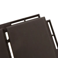 Outsunny Terrassenfliesen 30 x 30 cm 9 Stück 0,81㎡ Klickfliesen Balkonfliesen mit Klicksystem Drainagefunktion Bodenbelag Fliese für Terrasse Balkon Braun(m-8)