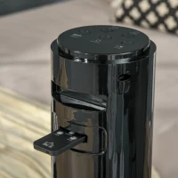 HOMCOM Ventilatore Colonna Oscillazione 70°, Timer 12,h Pannello a LED, 45W, Telecomando, 2 Modalità di Controllo, Nero(m-3)