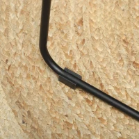 HOMCOM Espejo de Cuerpo Entero sin Marco Independiente/Montaje en Pared Soporte de Metal 50x150 cm Negro(m-4)