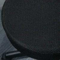 HOMCOM Taburete con ruedas ajustable en altura y giratorio con tres colores de funda protectora(m-5)