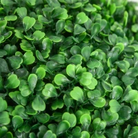 HOMCOM Juego de 2 Bolas de Boj Artificiales de 40 cm Decoración para Interior o Exterior Verde(m-5)