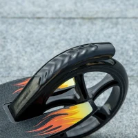 HOMCOM Scooter plegable para niños con manillar ajustable en altura y doble freno 86x35x93-103 cm Negro(m-5)