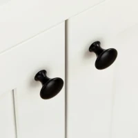 HOMCOM Carrello da cucina a rotelle multi-ripiani 1 cassetto 1 armadio 1 portasciugamani bianco e piano in legno(m-4)