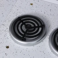 HOMCOM Cocina de Juguete para Niños de Madera con 14 Accesorios, Horno, Fregadero, Nevera y Microondas, Edad 3+ Años, 86x64x84,5 cm(m-4)