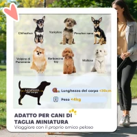 PawHut Passeggino per Cani con 2 Finestre a Rete, in Acciaio e Tessuto Oxford, 76x44x103 cm, Nero e Verde Scuro(m-4)