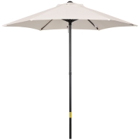Umbrelă de Grădină Înclinabilă, 2x2 m, Alb Crem