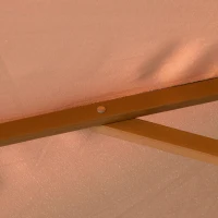 Outsunny Umbrela de Gradina cu Nuri si Deschidere Reglabila, Ø300x250 cm, Kaki(m-9)