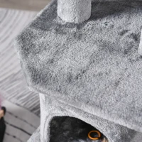 PawHut Krabpaal voor katten klimboom voor katten kattenmeubel met sisalpalen(m-7)