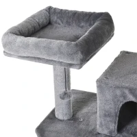 PawHut Krabpaal voor katten klimboom voor katten kattenmeubel met sisalpalen(m-8)