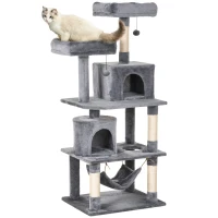 PawHut Krabpaal voor katten klimboom voor katten kattenmeubel met sisalpalen(m-1)