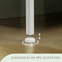 HOMCOM Cómoda com 8 Gavetas Estofada em Borreguito com Estação de Carga Porta USB Tipo-C e Estrutura de Aço 110x30x76 cm Cinzento(m-8)