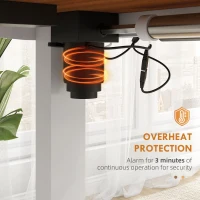 Vinsetto Secretária Elétrica  Ajustável em Altura com 3 Memórias Sistema de Colisão e Proteção contra Sobreaquecimento 120x60 cm Madeira e Branco(m-9)