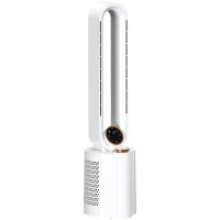HOMCOM Multi-Mode Bladeless Tower Fan and Humidifier - White(m-1)