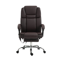 Vinsetto Six Point Vibrating Massage Office Chair - Dark Brown
