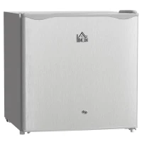 HOMCOM 46 Litre Lockable Countertop Fridge - Grey(m-1)