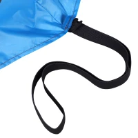 Outsunny Tenda de acampamento multifuncional leve dobrável e estável à prova d'água com sistema POP-UP 120x120x190 cm Azul(m-9)