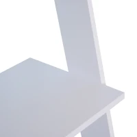 HOMCOM Estante en forma de escada Estante com 5 Prateleiras Modernas Prateleiras de parede  para Banheiro Sala  50x40x195cm(m-9)