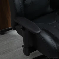 Vinsetto Racing Gaming Chair, Mesh & Faux Leather Computer Chair with High Back, Swivel Wheels, Adjustable Height and Armrest, Black(m-8)