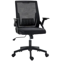 Vinsetto Office Chair, with Lumbar Support - Black(m-1)