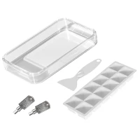 HOMCOM 46 Litre Lockable Countertop Fridge - Black(m-9)