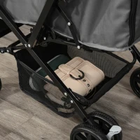 PawHut wózek dla psa tkanina Oxford 76,5 cm x 52 cm x 95 cm(m-11)