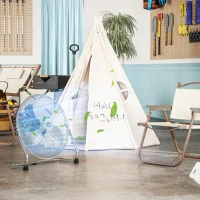 HOMCOM 20 Inches Chrome Metal Floor Fan, High Velocity 3-Speed Home Gym with Adjustable Head, Portable Desk & Table Fan Air Circulator for Home Office, Powerful Airflow, Quiet Operation(m-7)