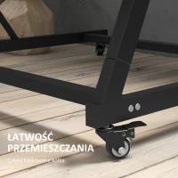 Outsunny Kwietnik na rośliny z donicami, składany, odporny na warunki atmosferyczne, 65 x 67 x 145 cm, Szary + Czarny(m-7)