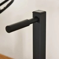 Stojak do ćwiczeń HOMCOM drążek do podciągania stelaż do ćwiczeń mięśni brzucha mięśni pleców stalowy czarny 104 x 70,5 x 122 cm(m-8)