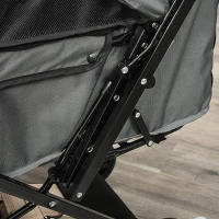 PawHut wózek dla psa tkanina Oxford 76,5 cm x 52 cm x 95 cm(m-12)